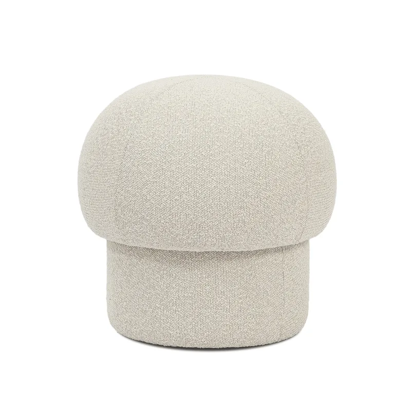 Uno Pouf von Design House Stockholm in 50 cm, Cream – Produktfoto