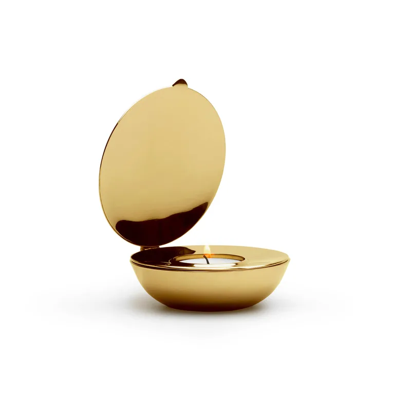 Shell Candle Holder by Design House Stockholm in Gold – product photo