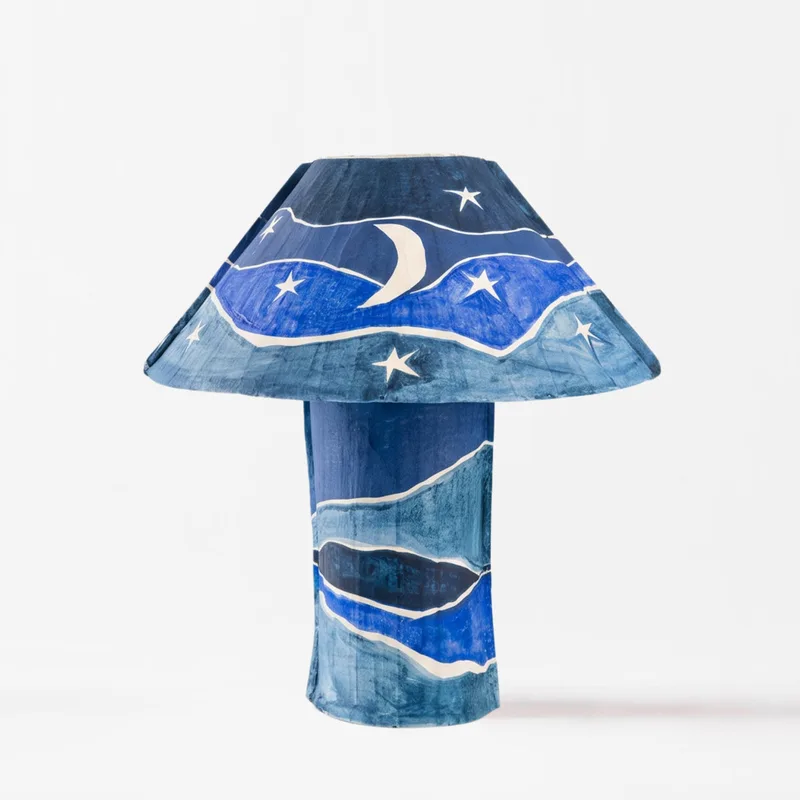 Paper Table Lamp Luna van Dusty Deco – productfoto