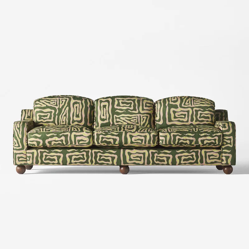 Lola Sofa Beaten Track Green by Dusty Deco – product photo