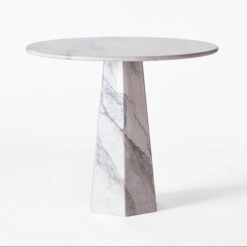 Hexagon Dining Table Albanian Grey by Dusty Deco in Ø 90 cm – product photo