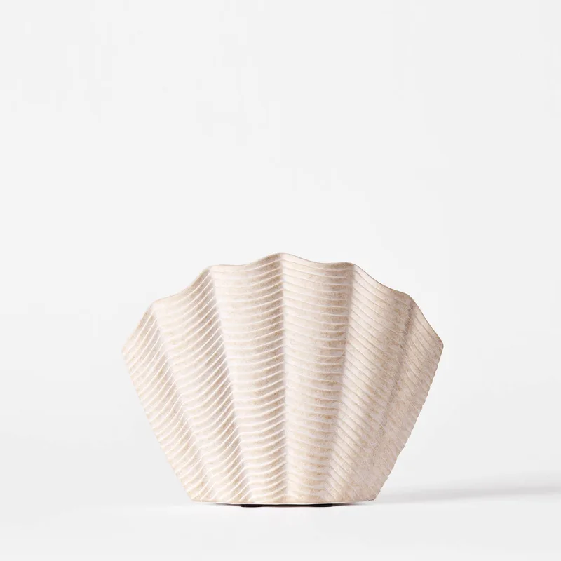 Concha Vase Large White de Dusty Deco – photo du produit