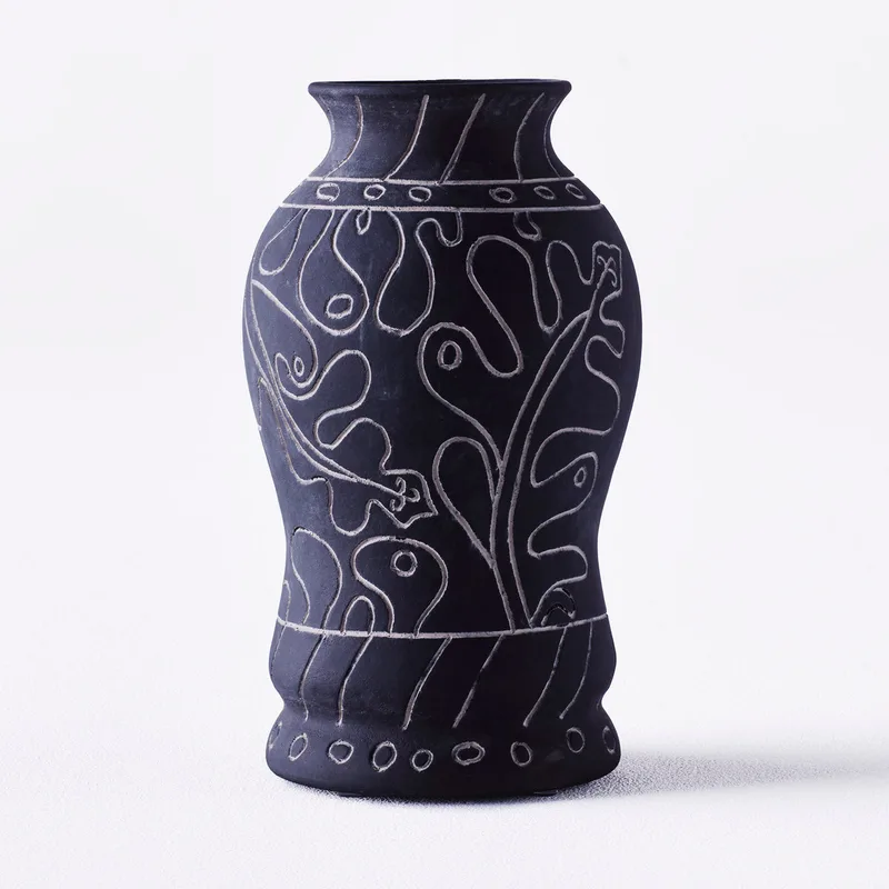 Frida Vase Tall Black by Dusty Deco – product photo