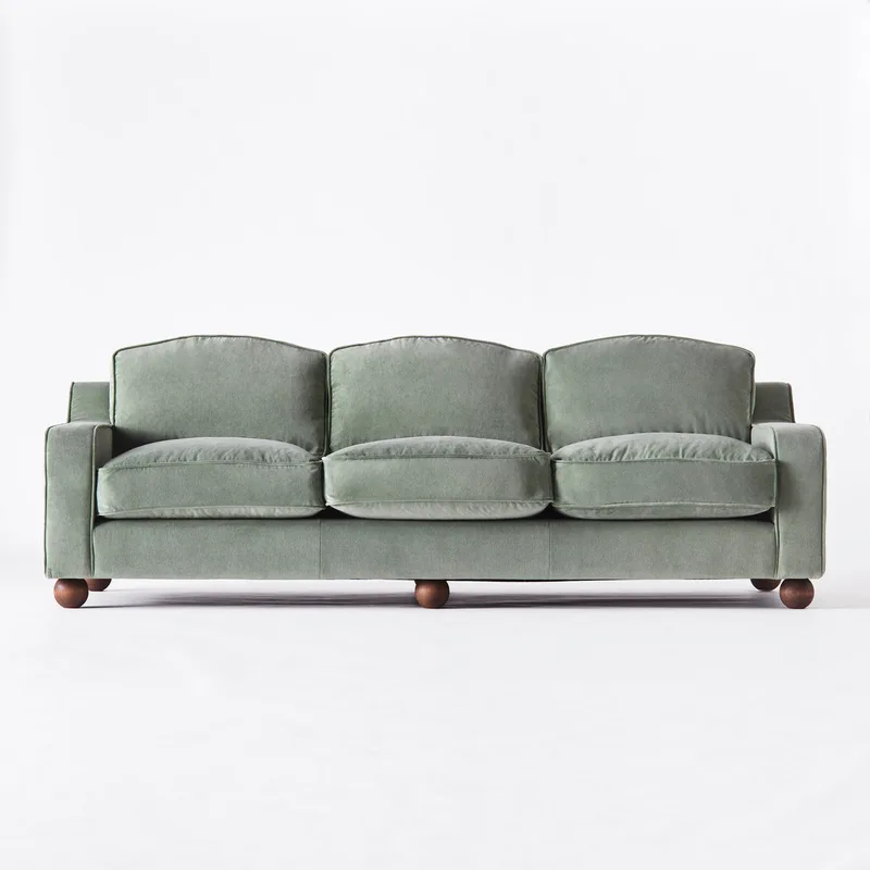 Lola Sofa Velvet Green by Dusty Deco – product photo