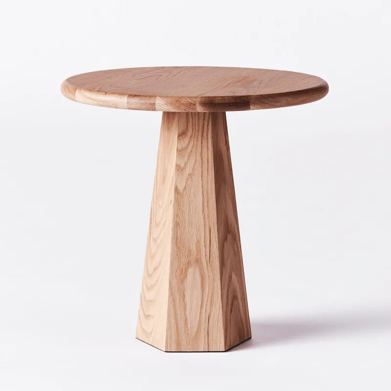 Hexagon Side Table Oak by Dusty Deco – product photo