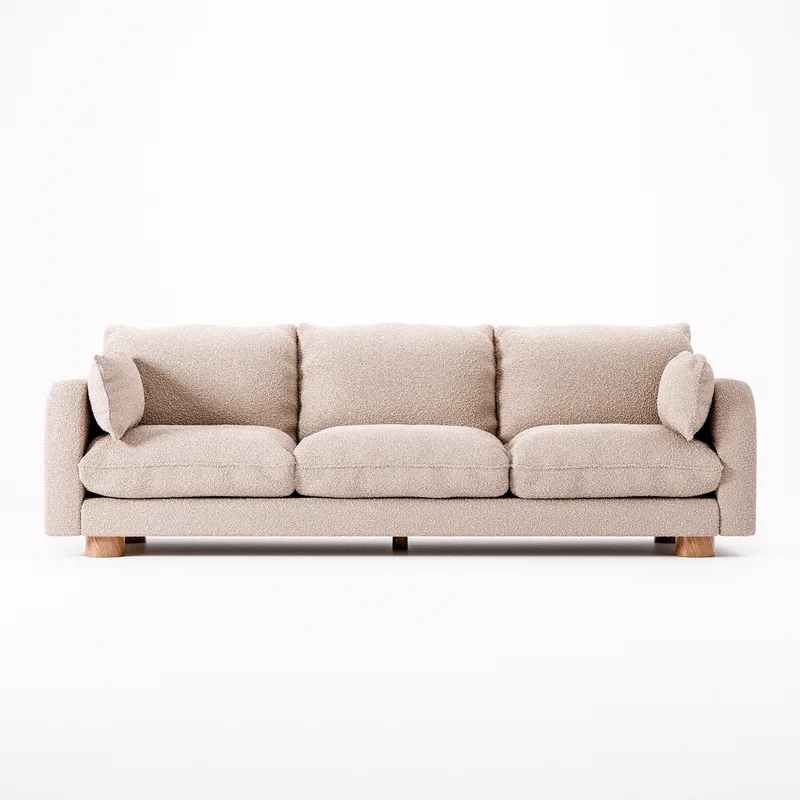 Miles Sofa Boucle Beige by Dusty Deco – product photo