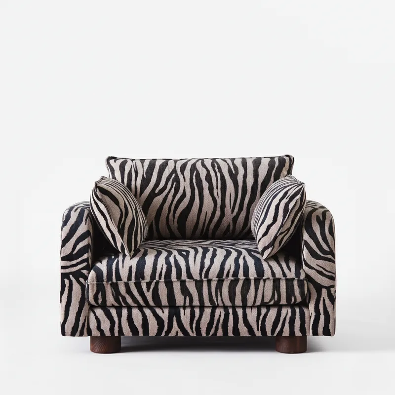 Miles Loveseat Zebra van Dusty Deco – productfoto