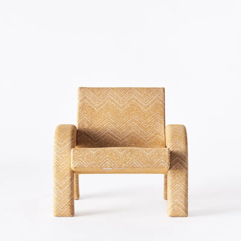 Arco Lounge Chair Teide Ochre van Dusty Deco – productfoto