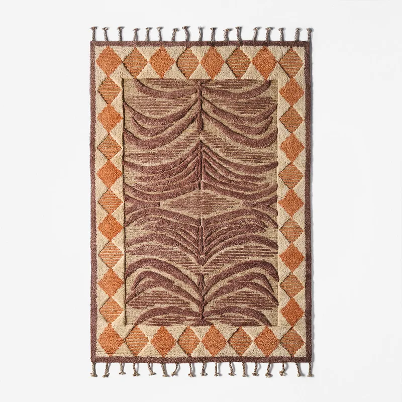 Wildcat Rug Burnt Brown de Dusty Deco en 200 × 300 – photo du produit