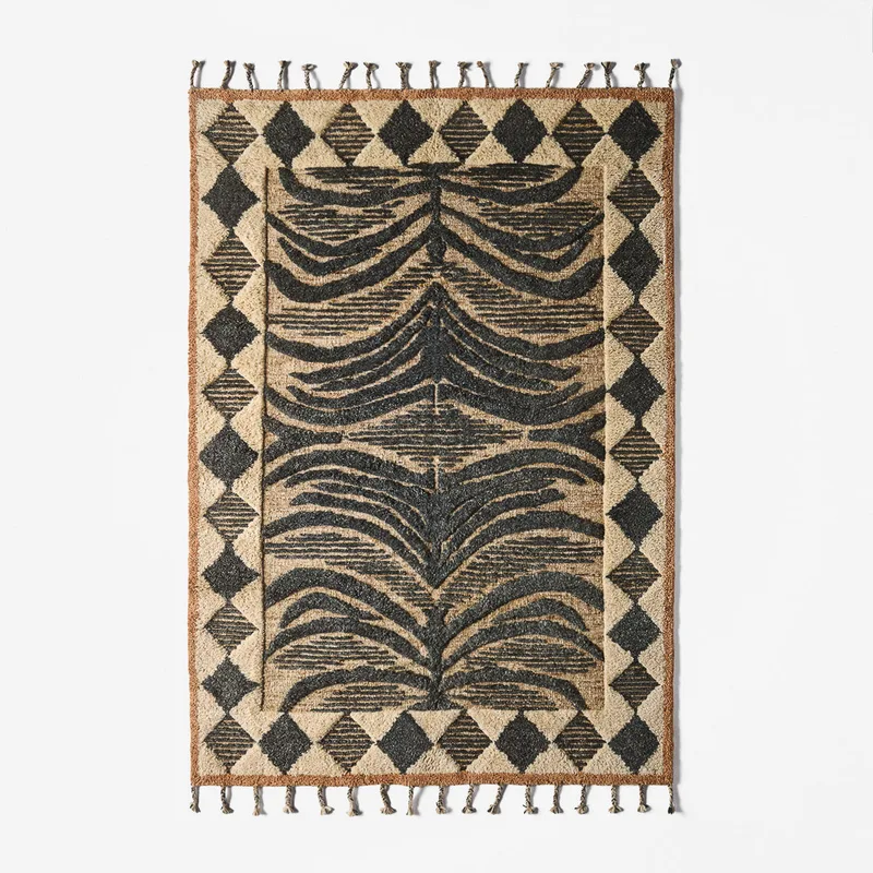 Wildcat Rug Ash Black de Dusty Deco en 200 × 300 – photo du produit