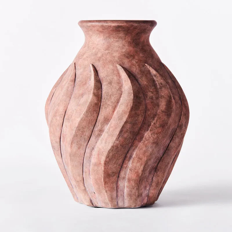 Swirl Vase Large Brown de Dusty Deco – photo du produit