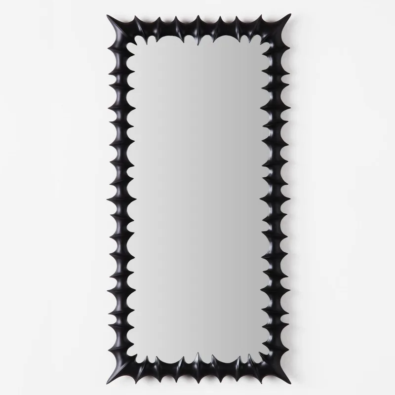 Brutalist Mirror Large Black de Dusty Deco – photo du produit