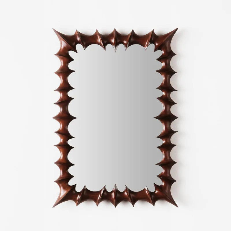 Brutalist Mirror Small Natural by Dusty Deco – product photo