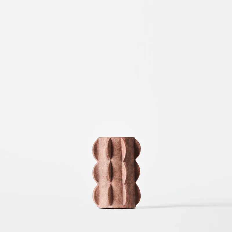Arcissimo Vase Small Brown van Dusty Deco – productfoto