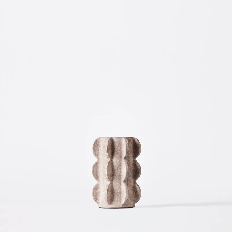 Arcissimo Vase Small Grey de Dusty Deco – photo du produit