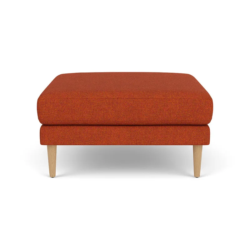 L42 Firhøj - Puf - Eg - Orange (13) by FDB Møbler – product photo