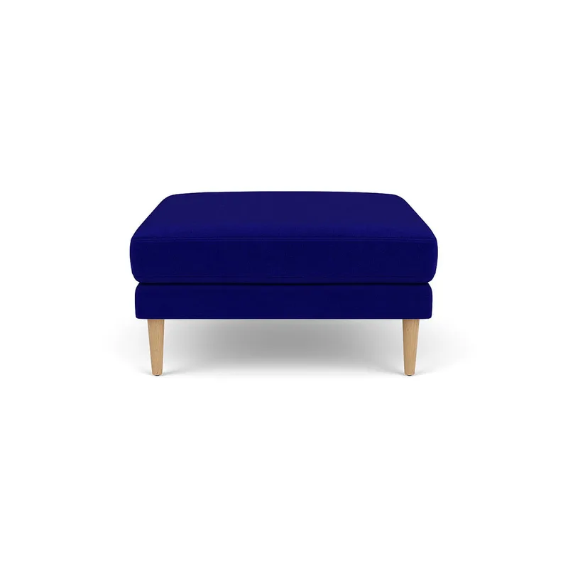 L42 Firhøj - Puf - Eg - Blue (43) by FDB Møbler – product photo