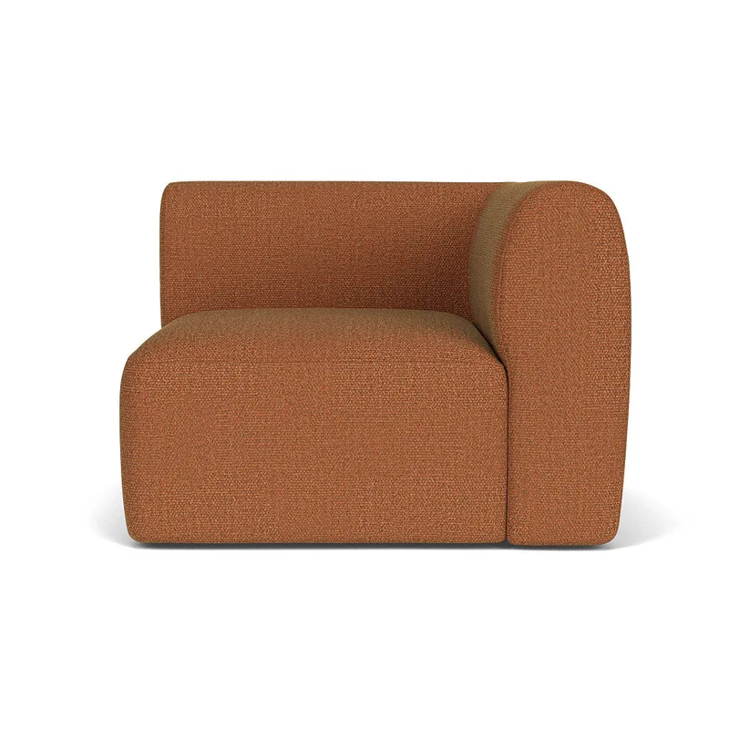 L47 Korinth - Højre modul - Monza - Brown-Orange van FDB Møbler – productfoto