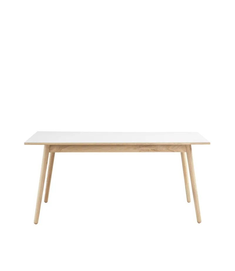 C35B - Spisebord - Eg - Linoleum - Mushroom by FDB Møbler – product photo