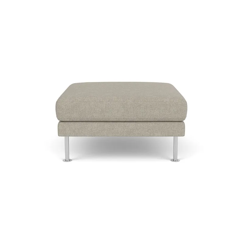 L42 Firhøj - Puf - Stål - Light Grey (30) by FDB Møbler – product photo