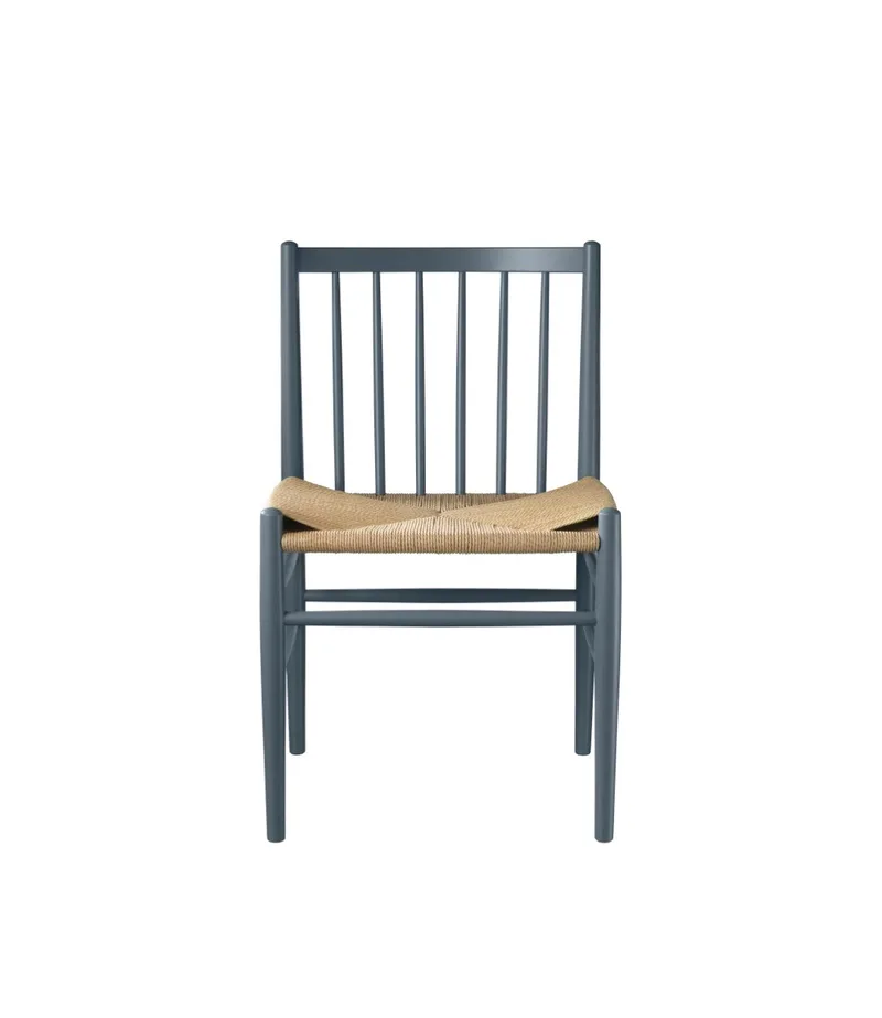 J80 - Stol - Bøg - Blue Grey by FDB Møbler – product photo