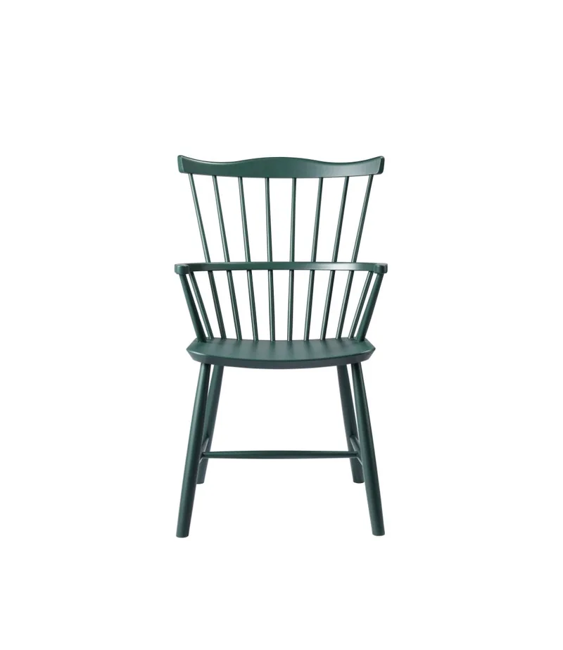 J52B - Stol - Bøg - Black Green van FDB Møbler – productfoto