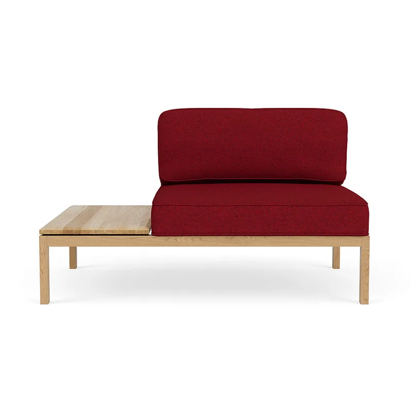 L37 7-9-13 - Venstre bord 130 - Wine Red (14) by FDB Møbler – product photo