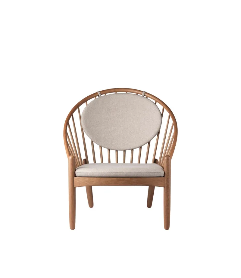 J166 Jørna - Stol - Røget eg - Beige (61) by FDB Møbler – product photo