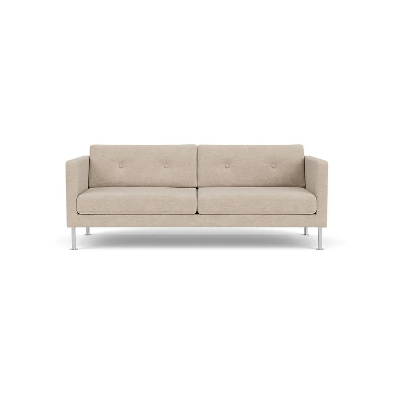 L42 Firhøj - 2,5 pers. sofa - Stål - Beige (213) by FDB Møbler – product photo