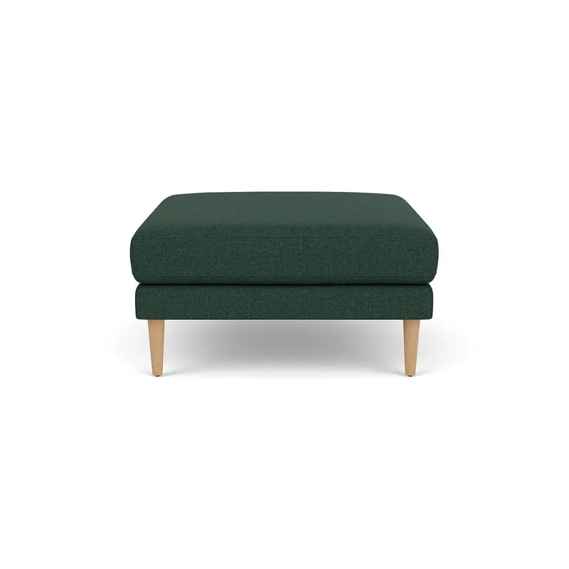 L42 Firhøj - Puf - Eg - Green (32) van FDB Møbler – productfoto