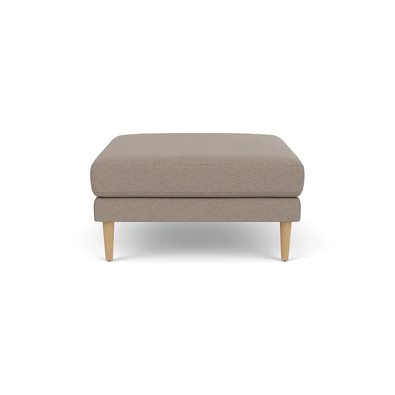 L42 Firhøj - Puf - Eg - Stone (181) by FDB Møbler – product photo