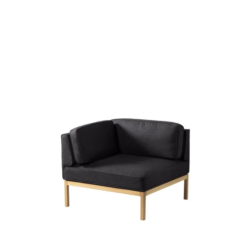 L37 7-9-13 - Venstre hjørne 90 - Dark Grey (4) von FDB Møbler – Produktfoto