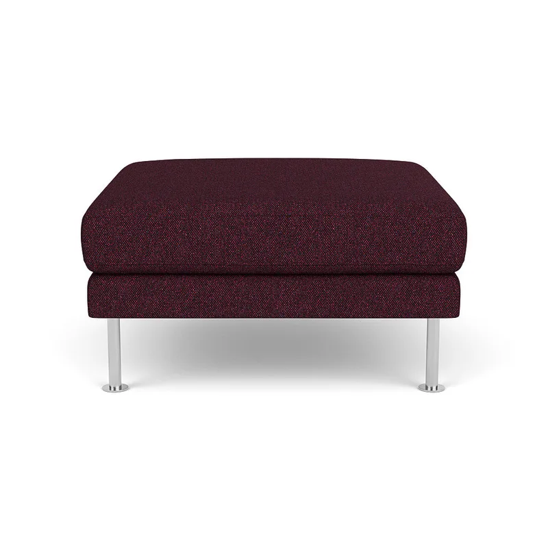 L42 Firhøj - Puf - Stål - Aubergine (40) by FDB Møbler – product photo