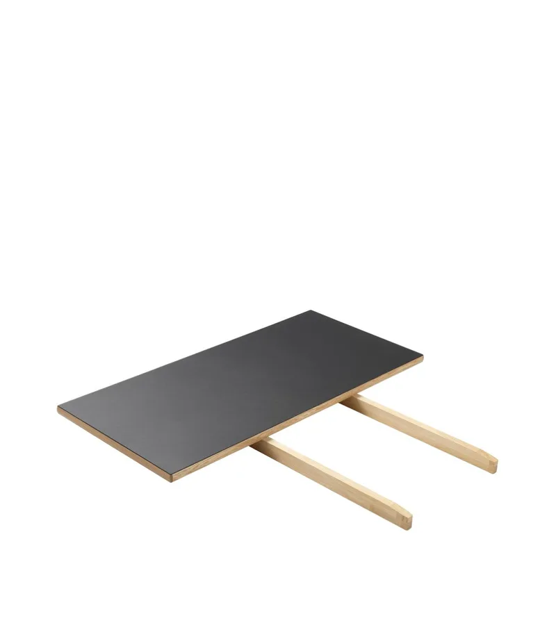 C35 - Stor tillægsplade - Eg - Linoleum - Nero de FDB Møbler – photo du produit