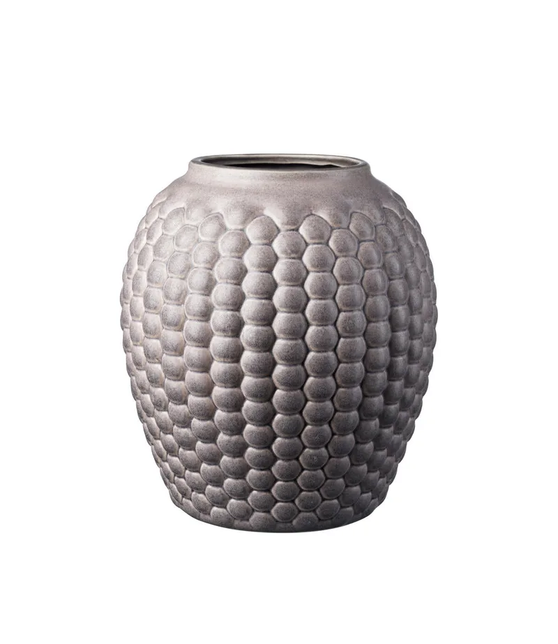 S7 Lupin - Vase - Warm Grey - 22 cm van FDB Møbler – productfoto