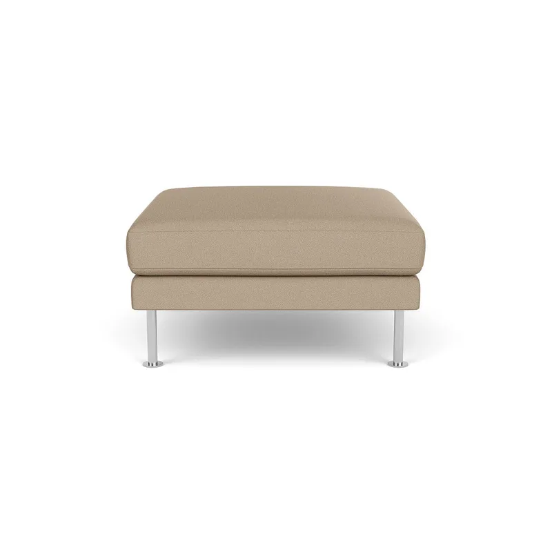 L42 Firhøj - Puf - Stål - Beige (61252) van FDB Møbler – productfoto