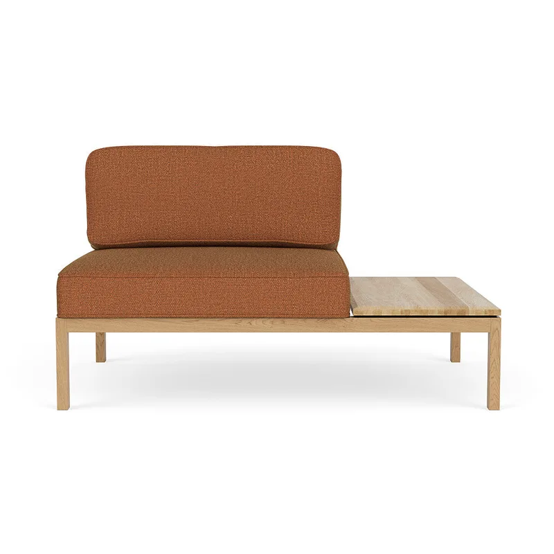 L37 7-9-13 - Højre bord 130 - Brown-Orange (27) by FDB Møbler – product photo