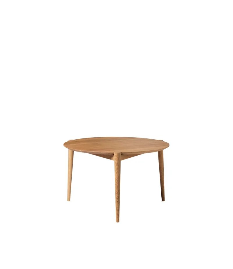 D102 Søs - Sofabord - Eg - Olieret - Ø70 de FDB Møbler – photo du produit