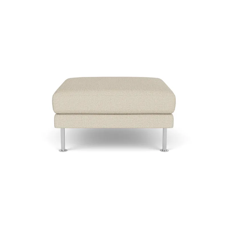 L42 Firhøj - Puf - Stål - Beige (00) by FDB Møbler – product photo