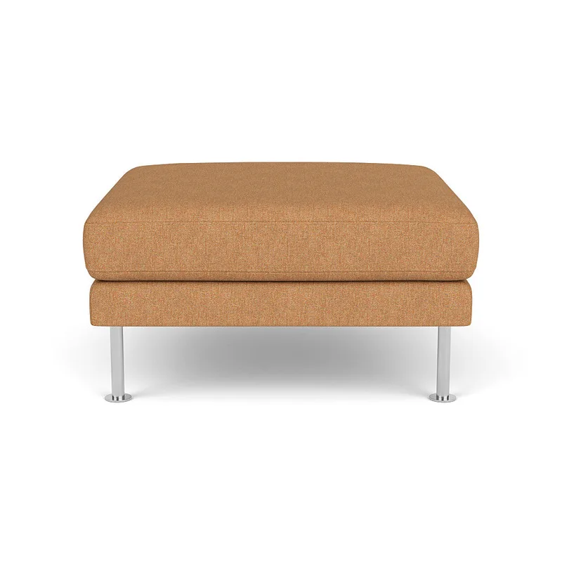 L42 Firhøj - Puf - Stål - Orange-Melange (08) by FDB Møbler – product photo