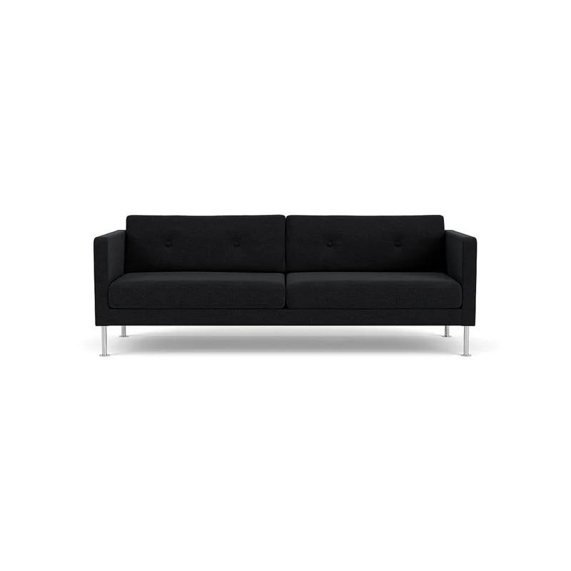 L42 Firhøj - 3 pers. sofa - Stål - Dark Grey (28) by FDB Møbler – product photo