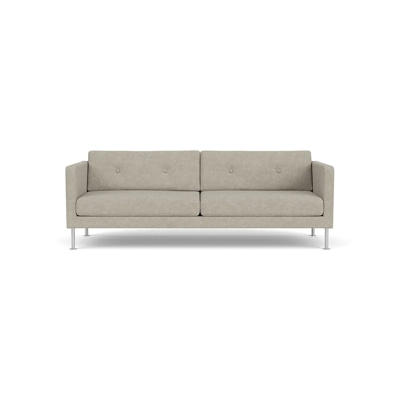 L42 Firhøj - 3 pers. sofa - Stål - Light Grey (30) van FDB Møbler – productfoto