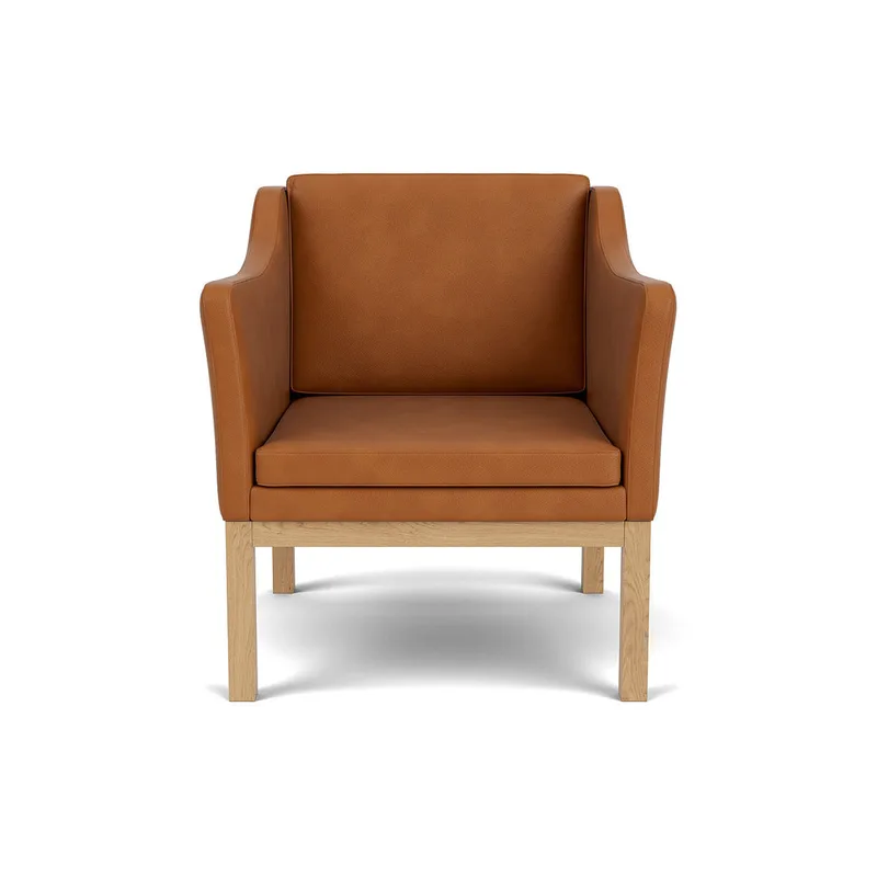 L46 - MK155 - Lænestol - Cognac læder de FDB Møbler – photo du produit