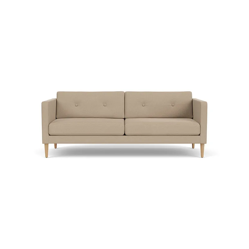 L42 Firhøj - 2,5 pers. sofa - Eg - Beige (61252) by FDB Møbler – product photo