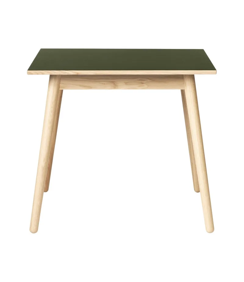 C35A - Spisebord - Eg - Linoleum - Olive by FDB Møbler – product photo