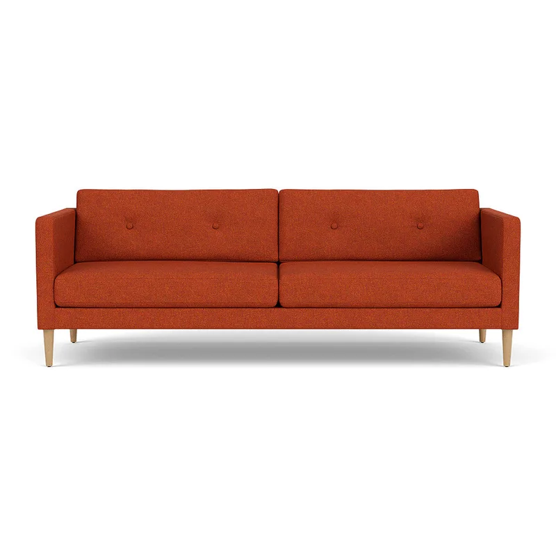 L42 Firhøj - 3 pers. sofa - Eg - Orange (13) by FDB Møbler – product photo