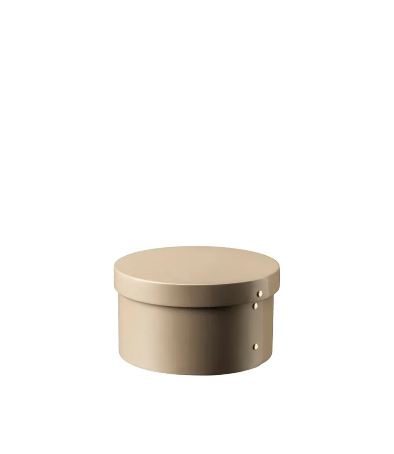X3 Drejø - Birk - Grey Beige - Ø22 van FDB Møbler – productfoto