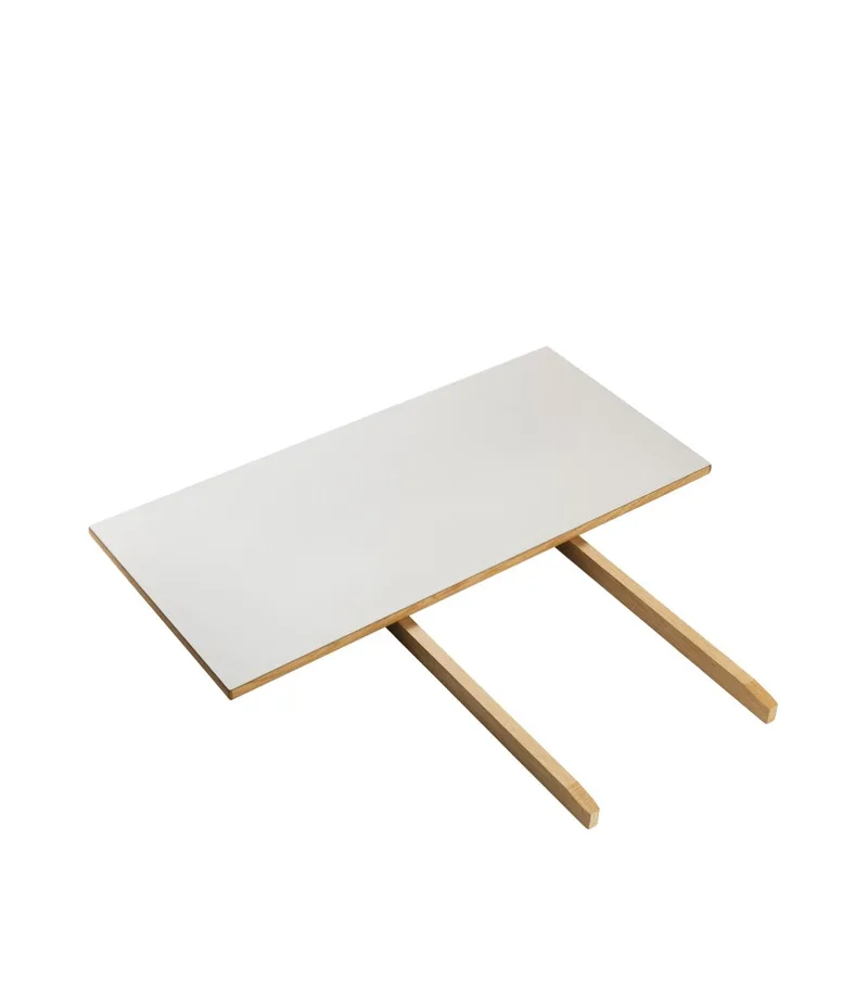 C35 - Stor tillægsplade - Eg - Linoleum - Mushroom by FDB Møbler – product photo