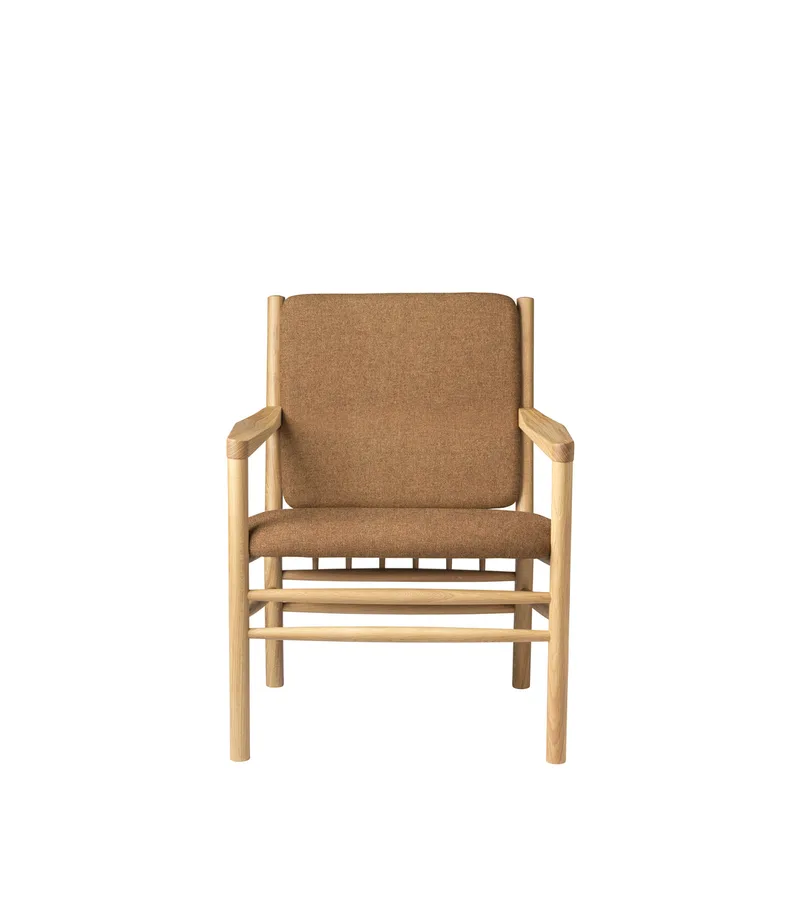 J147 - Lænestol - Eg - Brown (15) van FDB Møbler – productfoto
