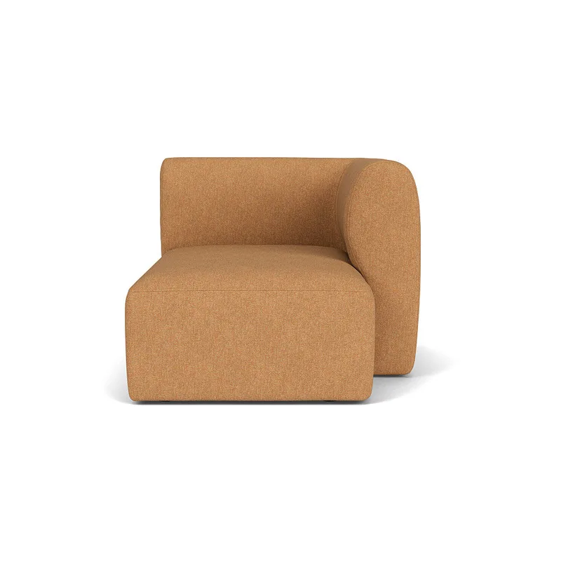 L47 Korinth - Højre chaiselong - Orange-Melange van FDB Møbler – productfoto